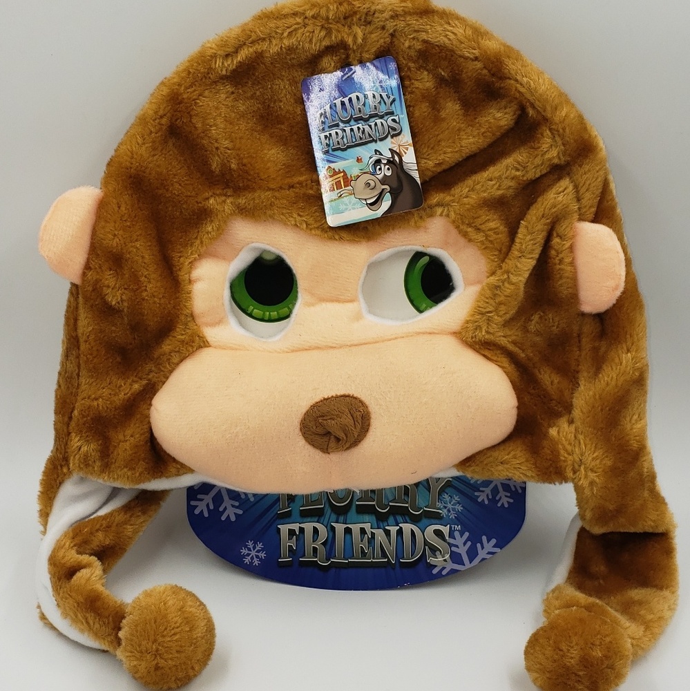 Flurry Friends monkey hat